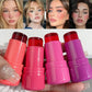 Jelly Blush Lips and Cheeks Tint, Waterproof & Long Lasting
