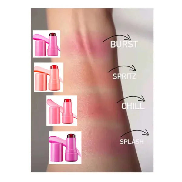 Jelly Blush Lips and Cheeks Tint, Waterproof & Long Lasting