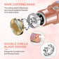 2-in-1 USB Rechargeable Eyebrow Trimmer & Facial Hair Remover for Women | Portable Precision Hair Shaver