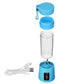 USB Chargeable Juicer Blender 6 Blades – 380ml Portable Smoothie Maker